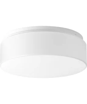 1-Light 11" LED Drum Flush Mount White