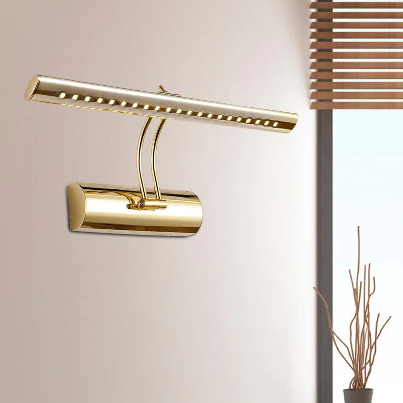 16"/21.5" Modern Metal LED Bathroom Vanity Wall Sconce in Gold Finish