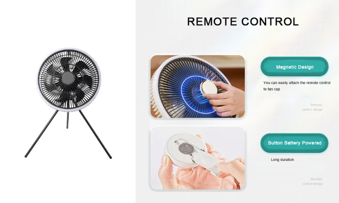 2-In-1 Camping Fan