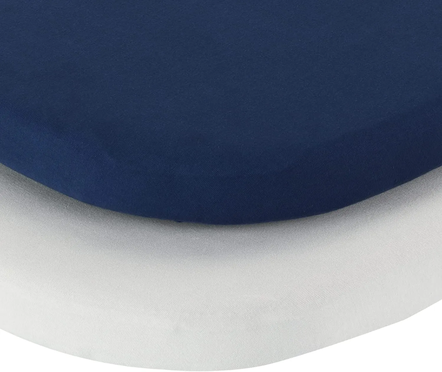 2 Pack Bassinet Sheets - Navy/Gray