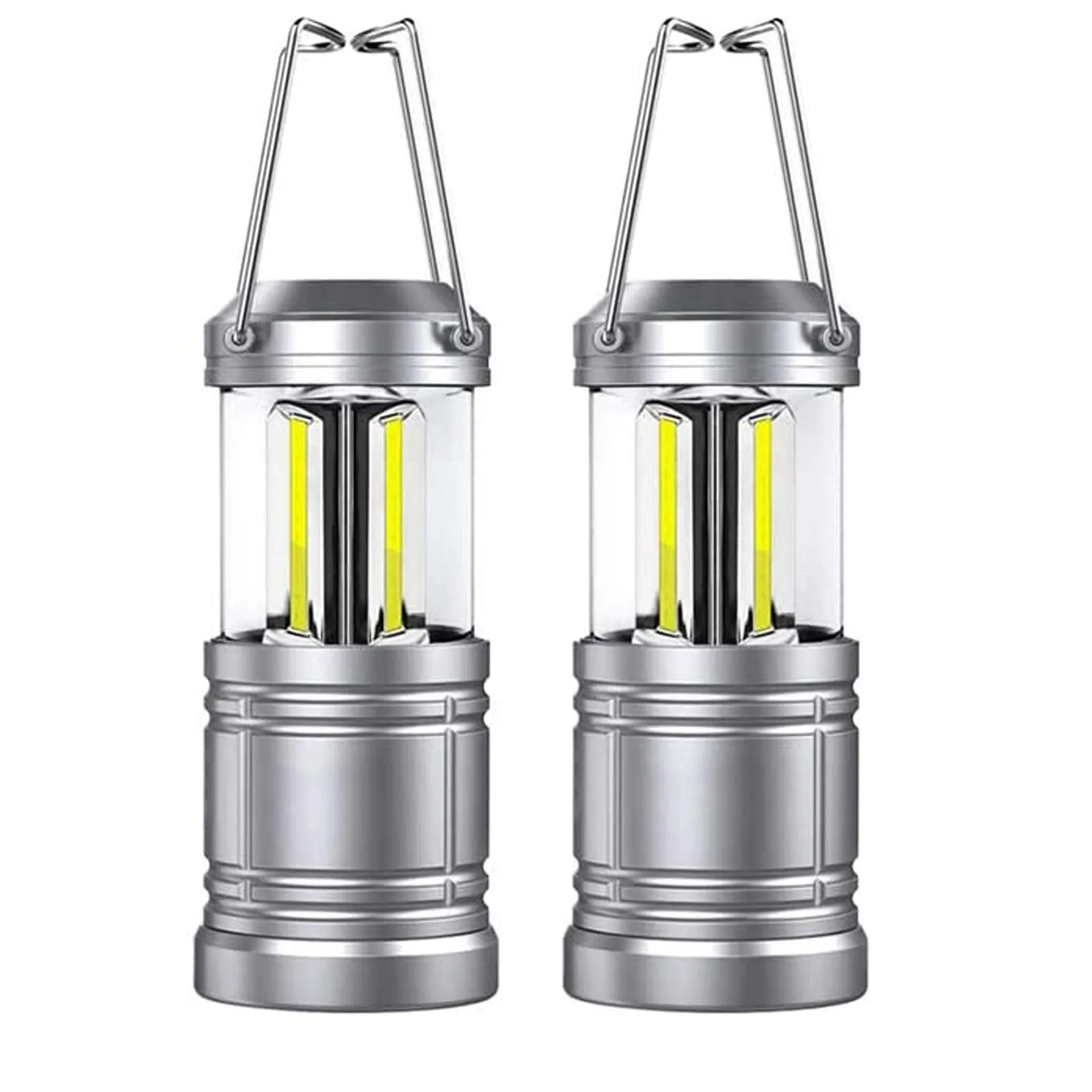 2 Pack LED Camping Lantern - 500 Lumens ,Collapsible LED Lanterns for Hurricane, Emergency,Storms, Outage