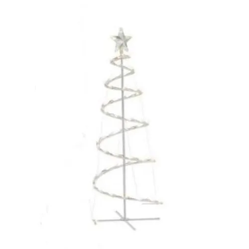 3' Light Up Spiral Tree, Warm White LED Lights