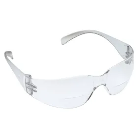 3M™ Virtua™ Reader Protective Eyewear 11515-00000-20 Clear Anti-Fog Lens, Clear Temple,  2.5 Diopter 20 EA/Case