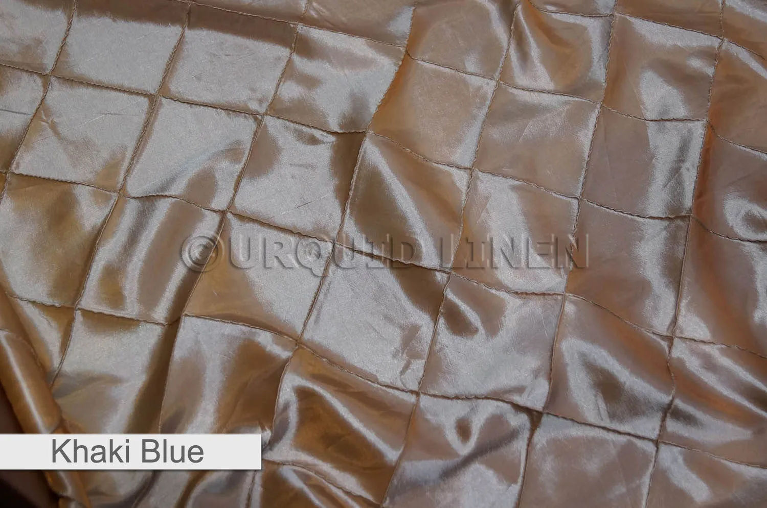 4" Pintuck Taffeta Chair Pad Cover