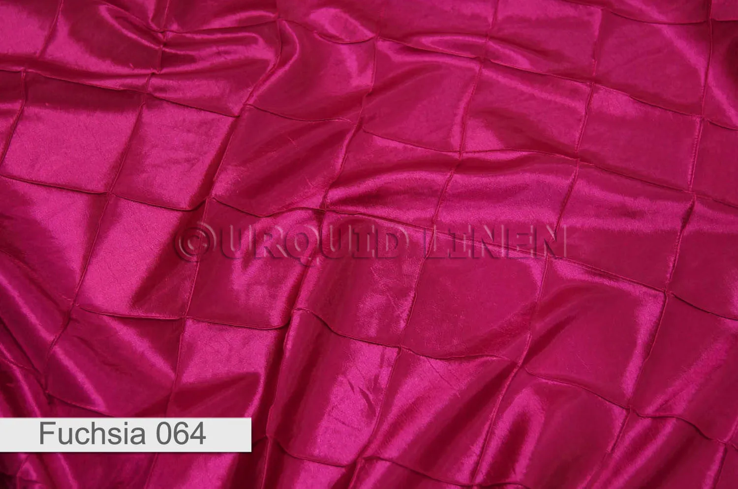 4" Pintuck Taffeta Chair Pad Cover