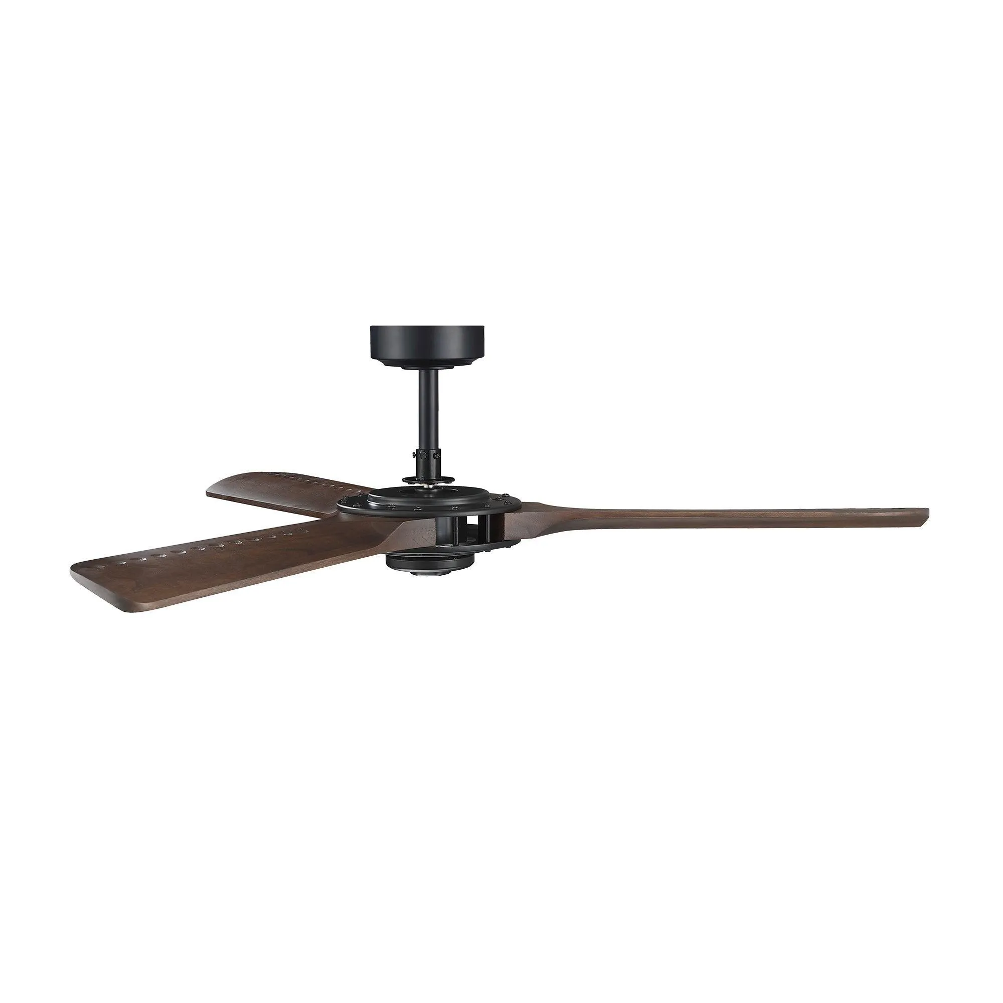 52" Aerofanture Industrial DC Motor Downrod Mount Reversible Ceiling Fan with Lighting and Remote Control