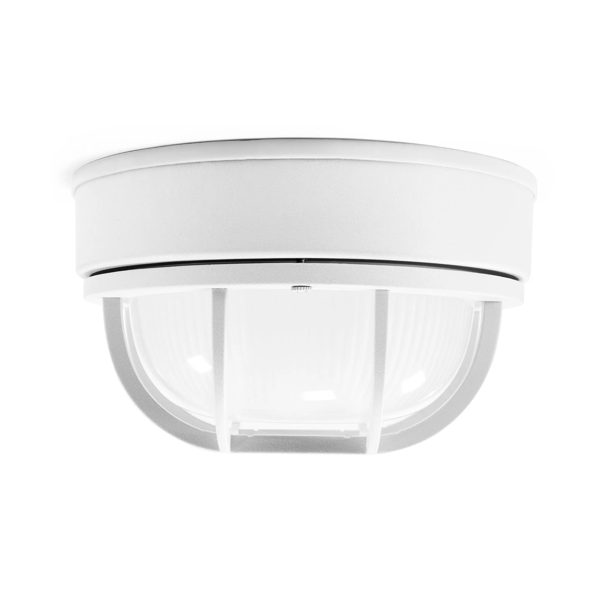 8” Round Integrated LED Nautical Bulkhead, 900 Lumens, 3K, in 3 Finishes