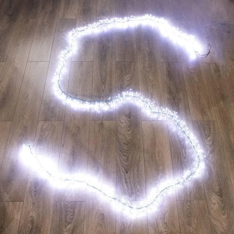 860 White Ultrabright Garland LED Lights - 5.4m