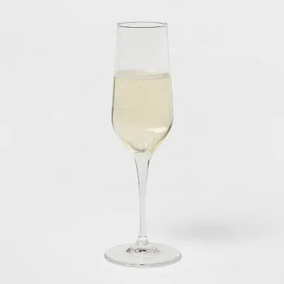 8oz 4pk Glass Atherton Champagne Glasses - Threshold