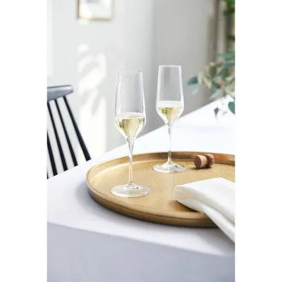 8oz 4pk Glass Atherton Champagne Glasses - Threshold