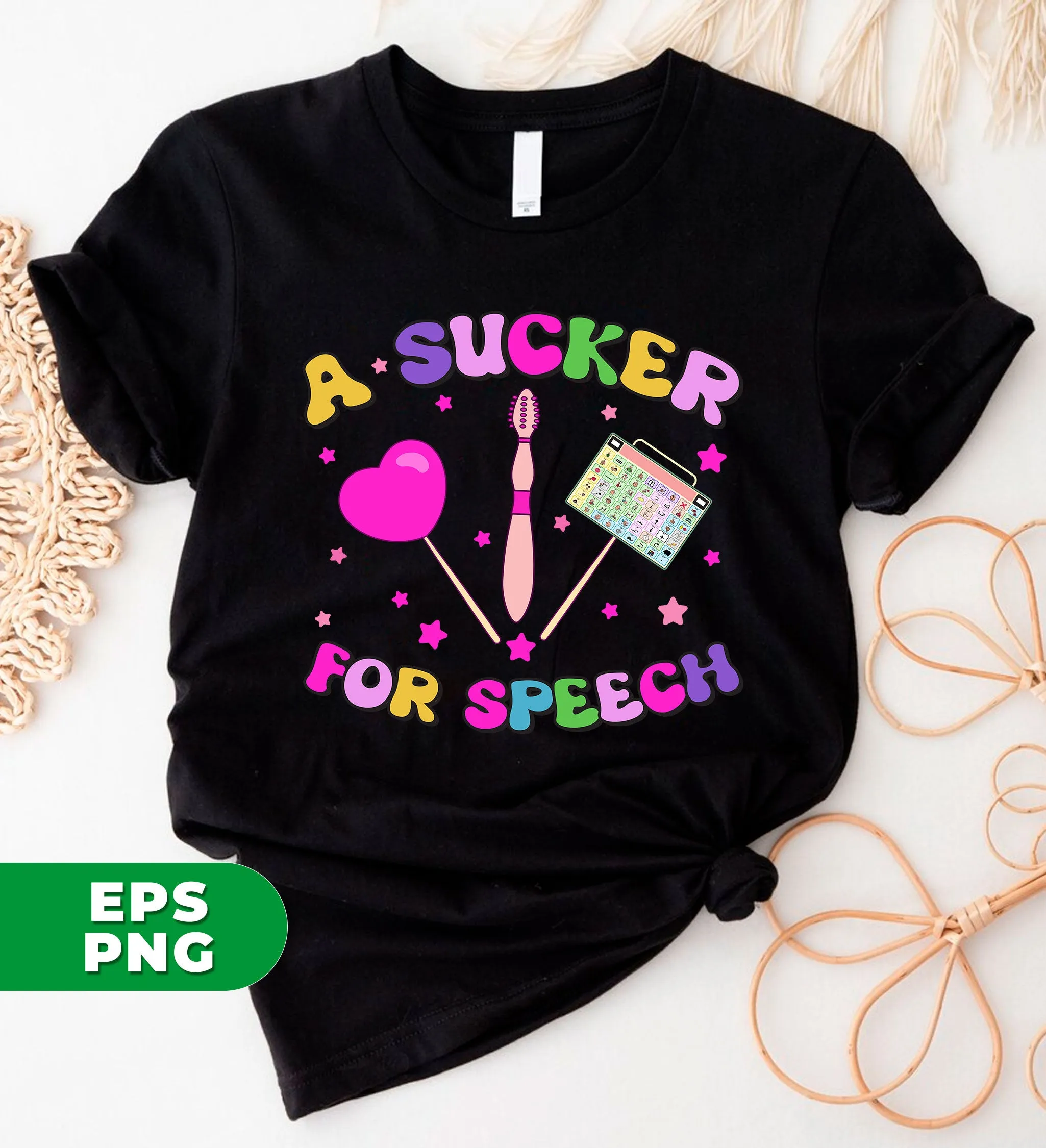 A Sucker For Speech, Speech Therapy, Happy Therapy, Digital Files, Png Sublimation