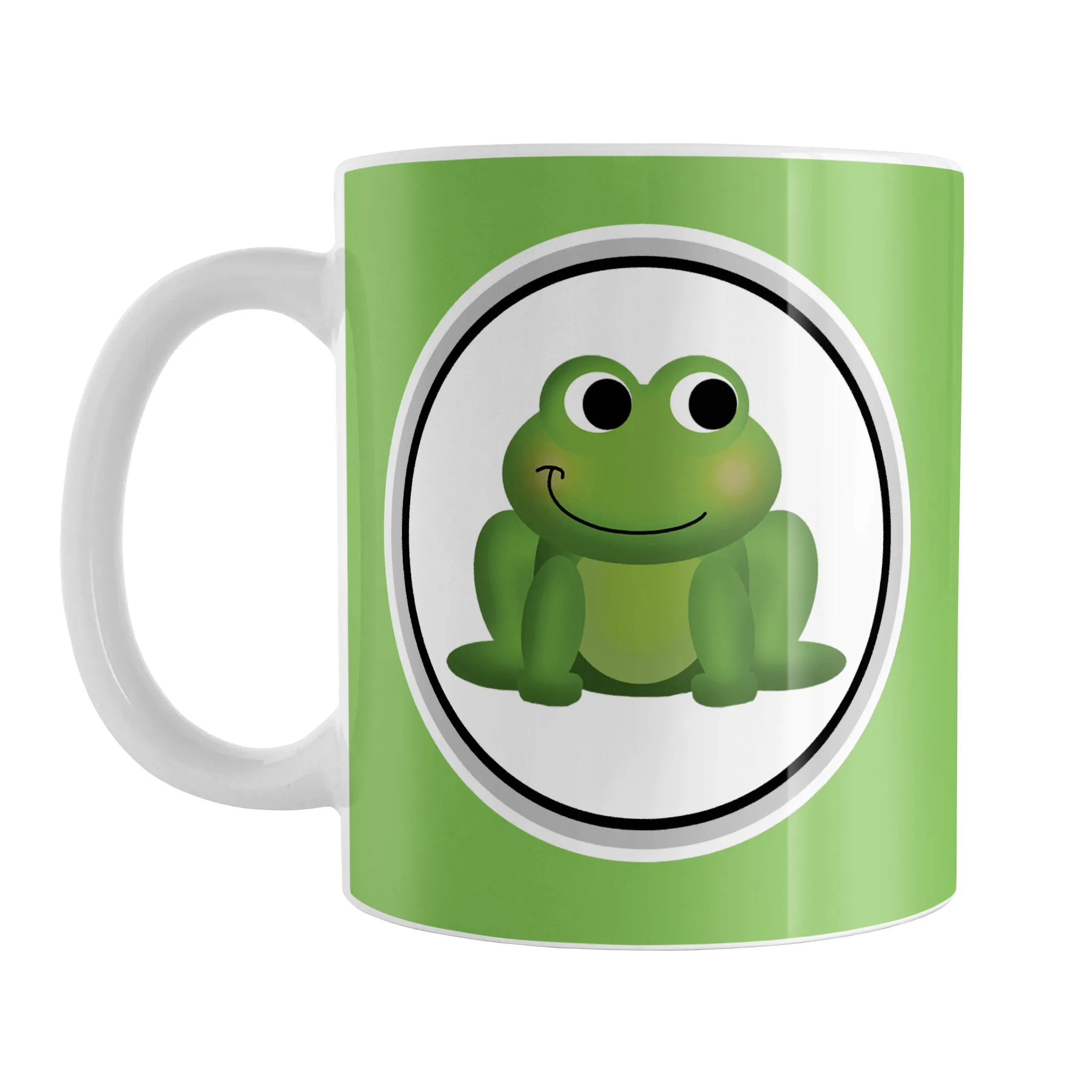 Adorable Green Frog Mug