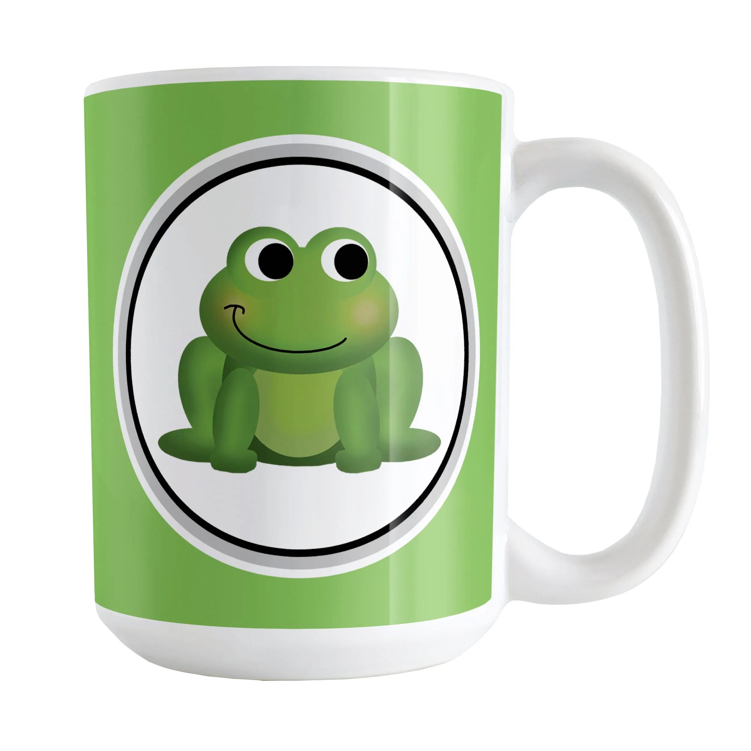 Adorable Green Frog Mug