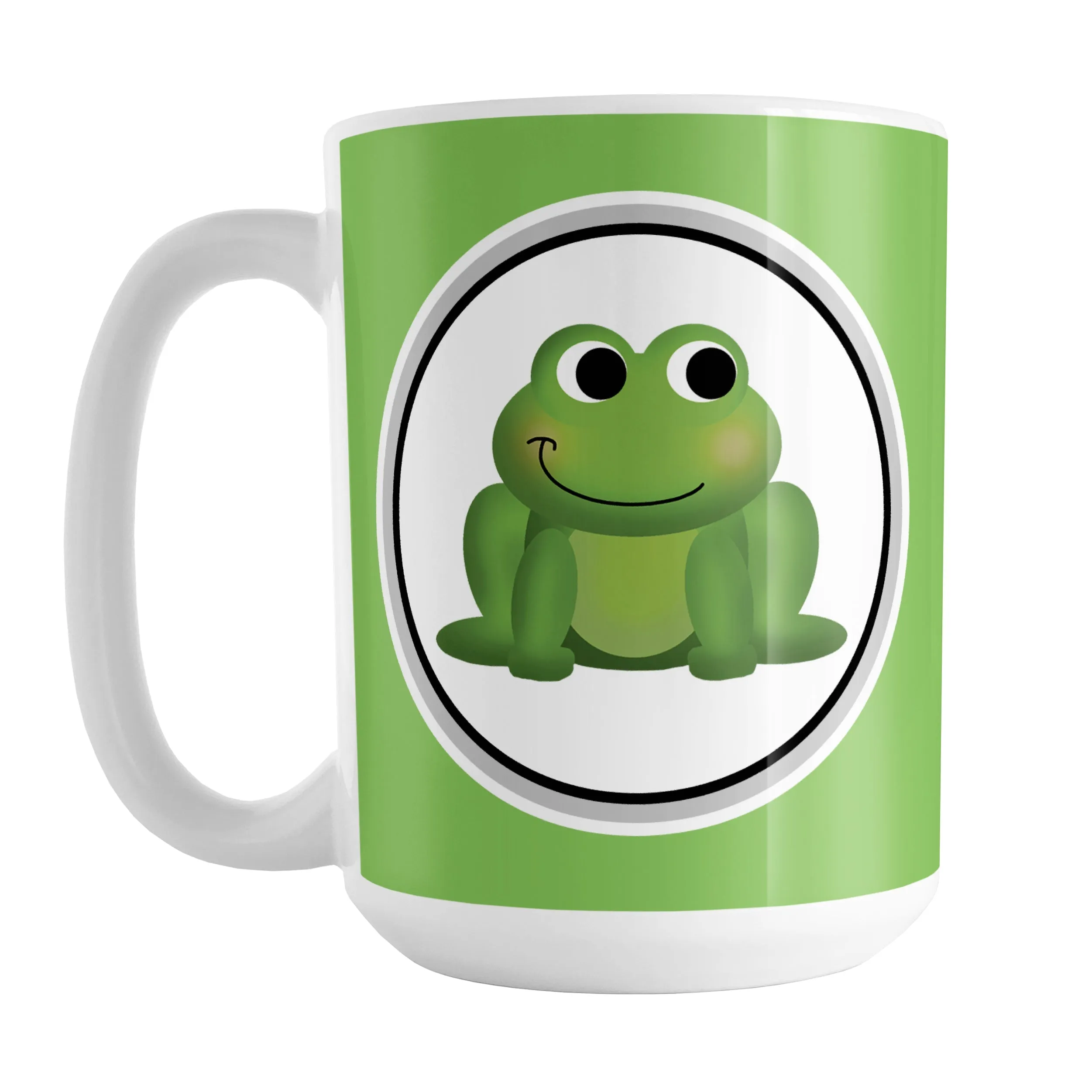 Adorable Green Frog Mug