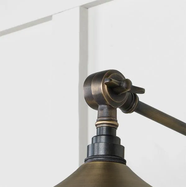 Aged Brass Flora Wall Light | From The Anvil