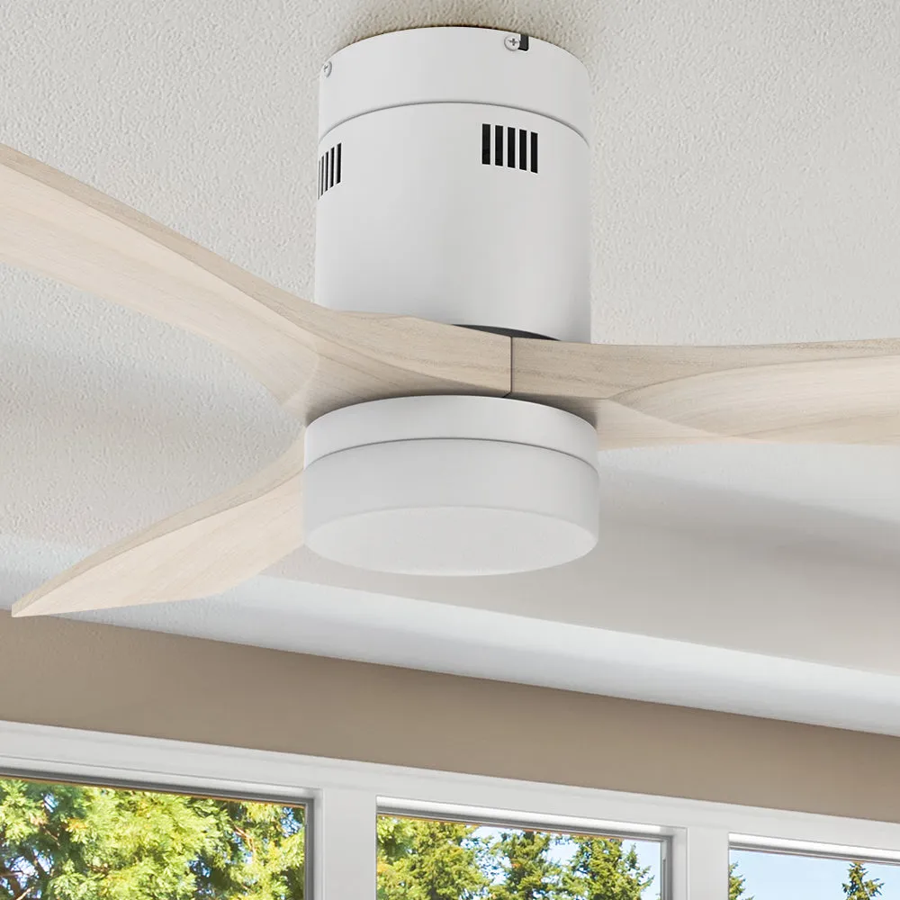 Alfa Smart Low Profile Fan with LED Light Remote Outdoor/Indoor 52"