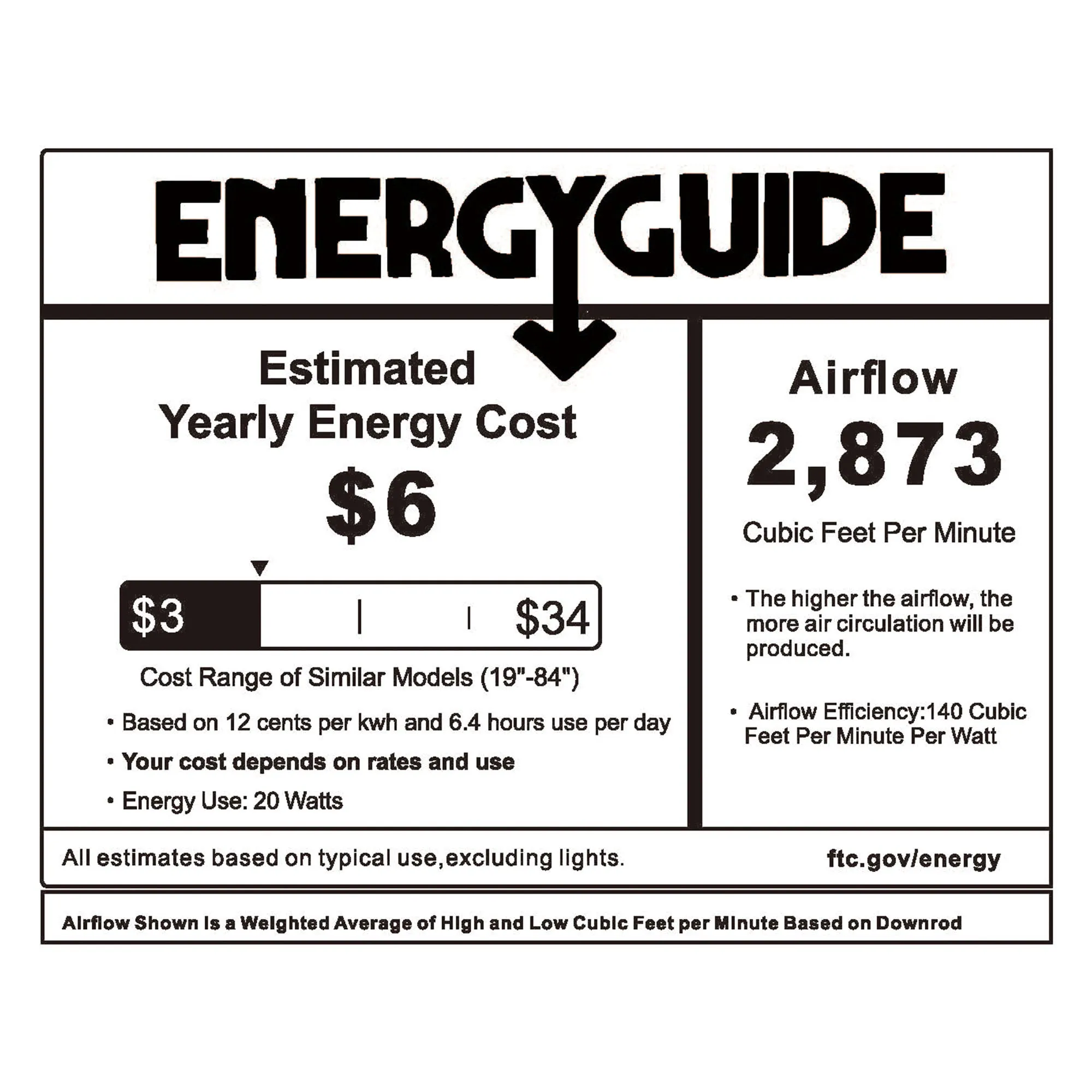 Alfa Smart Low Profile Fan with LED Light Remote Outdoor/Indoor 52"