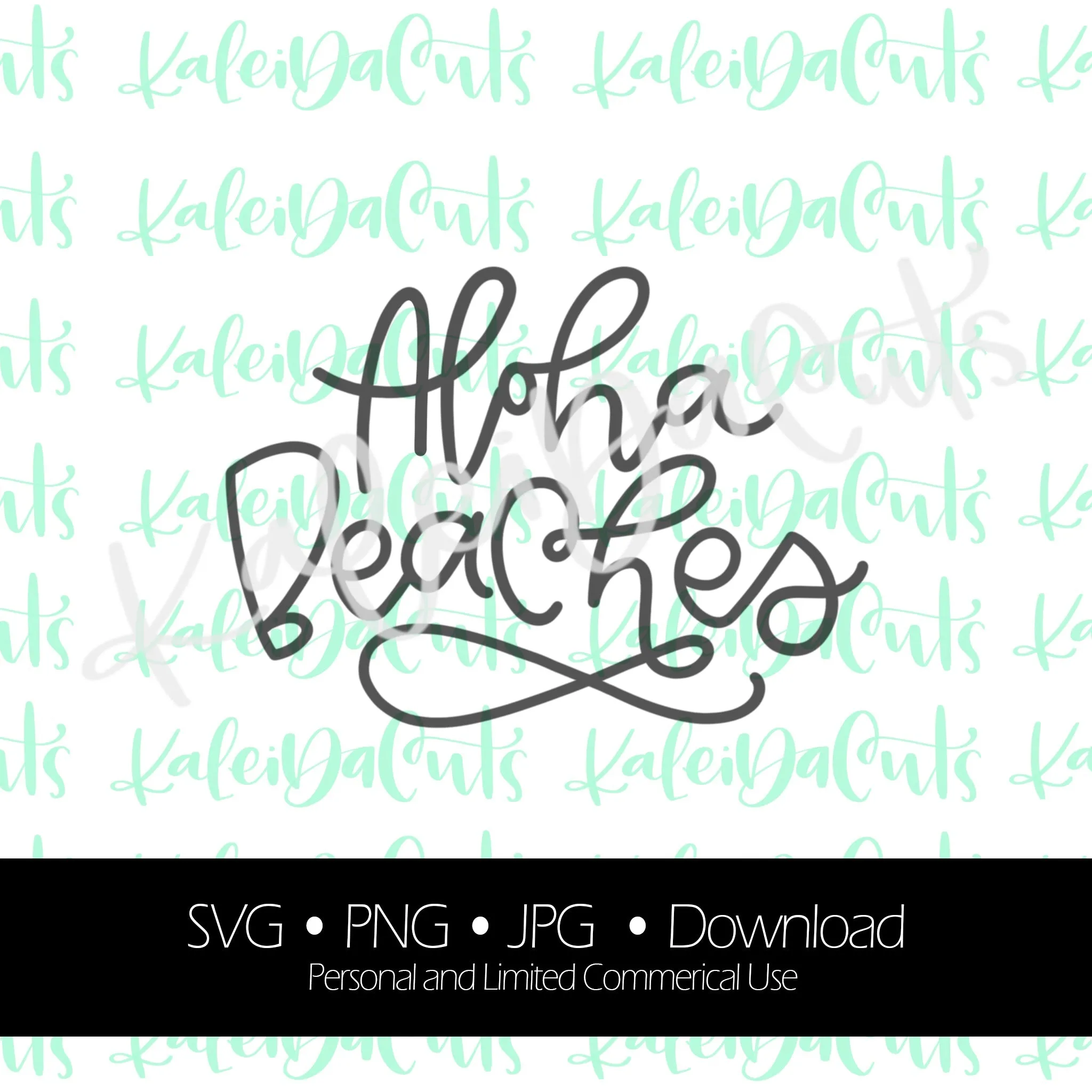 Aloha Beaches. Digital Download. SVG.