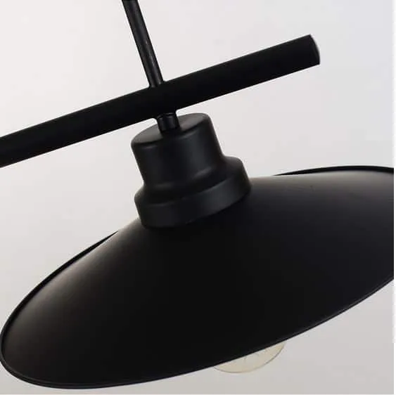 AMBROSE Tri Head Disk Shade Lamp