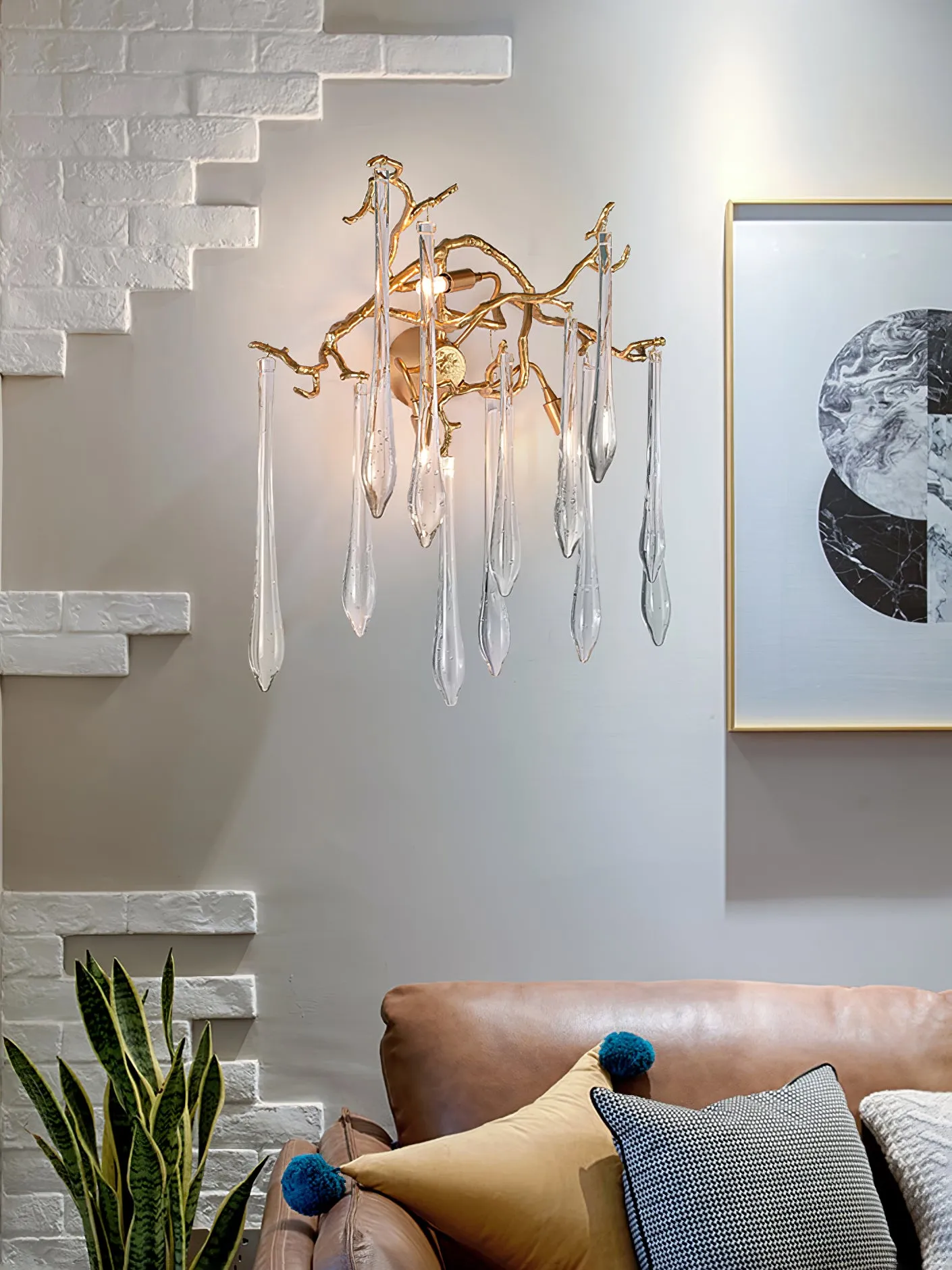 Aqua Salix Wall Lamp