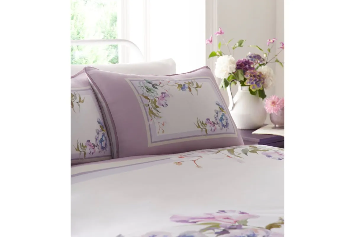 Arley Duvet Cover Set | Mauve | King