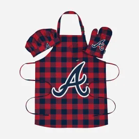 Atlanta Braves Plaid Chef Set