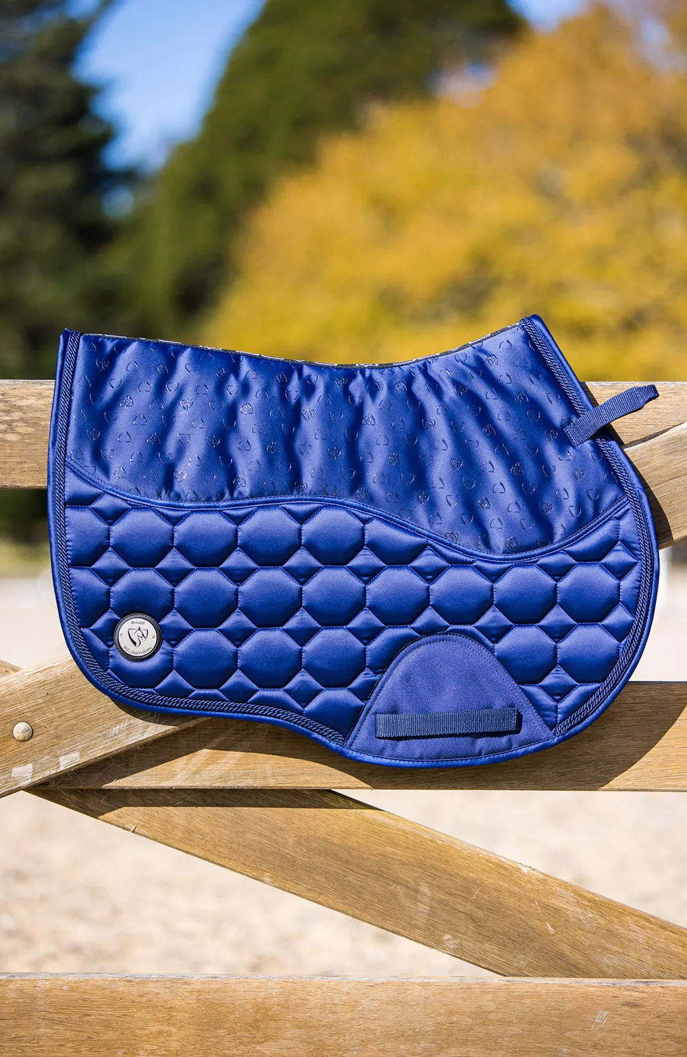 BARE Luxe Sport Saddle Pad - Jump Cut - Blue