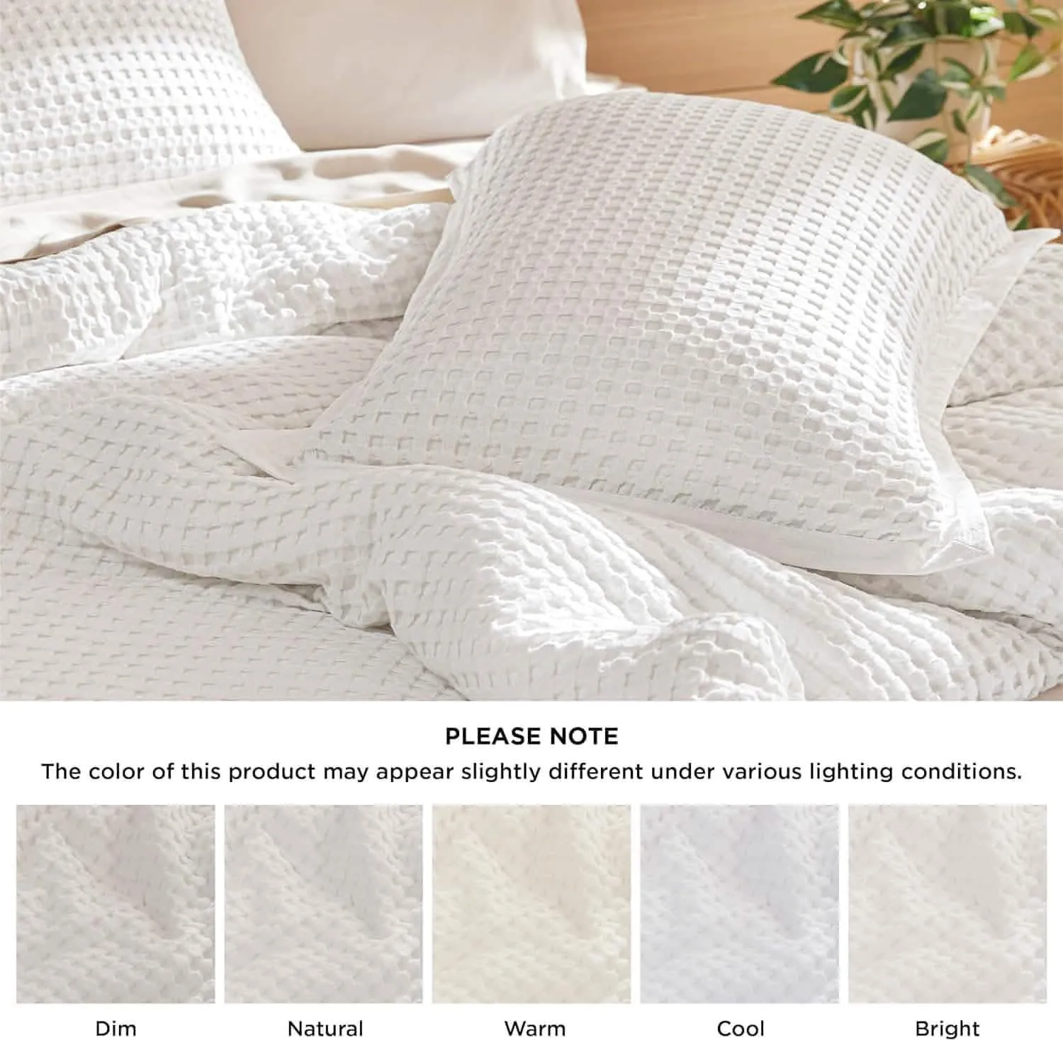 Bedsure Rayon Derived from Bamboo and Cotton Duvet Cover Set