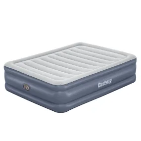 Bestway Tritech AirBed w/Built-in Pump & Antimicrobial Coating, Queen (Open Box)