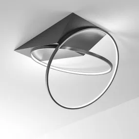 Betina Dual Angel Halo Rings Ceiling Lamp