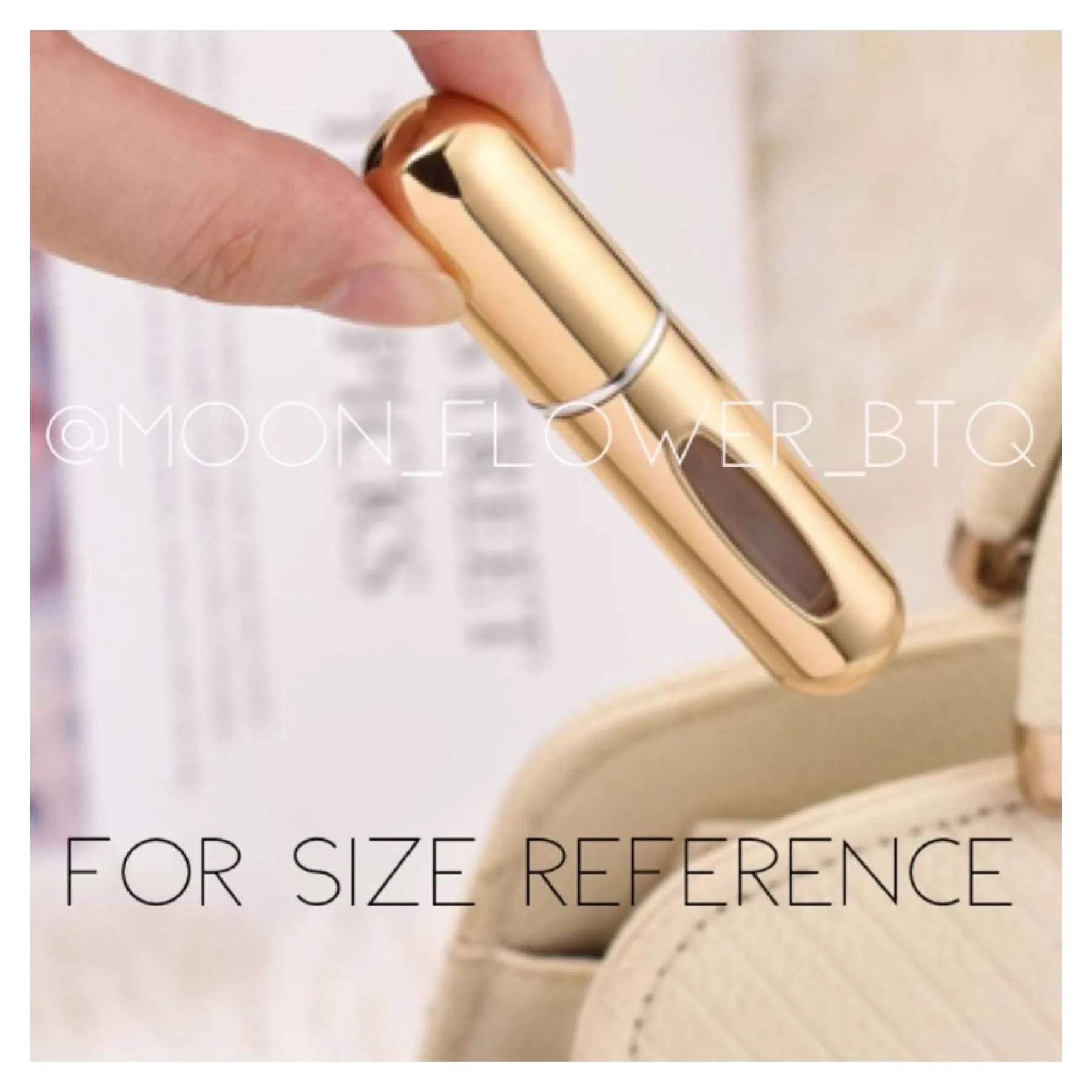 Black Refillable Perfume Spray Atomizer