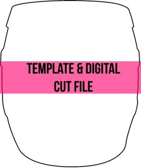 Bourbon Barrel Template & Digital Cut File