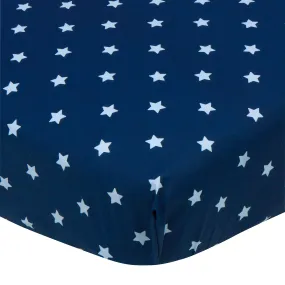 Boys Stars Fitted Crib Sheet