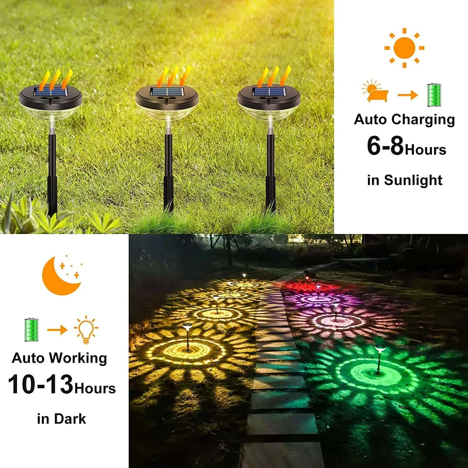 Bright Solar Pathway Lights