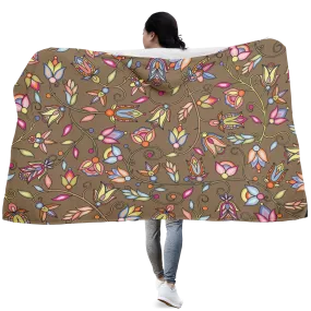 Buffalo Bloom Earth Song Hooded Blanket