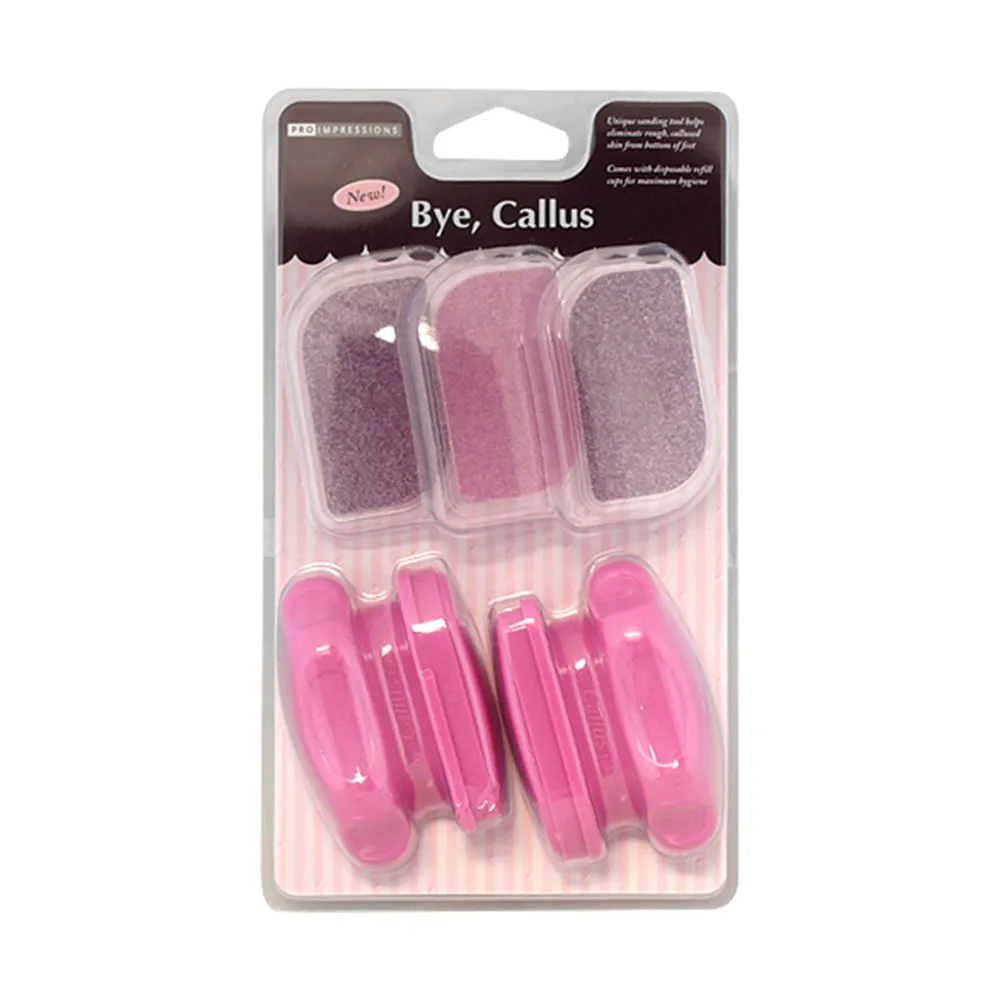 Bye Callus Disposable Foot File - S Type Pink 80 Grit