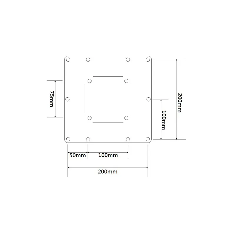 Bytecc ADAPTOR200 VESA Adapter 200 for TV Mount