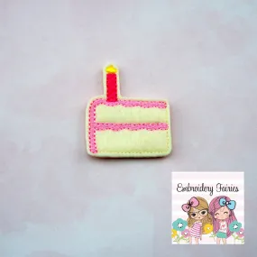 Cake Feltie Design - Birthday Cake Feltie - Feltie Download - Planner Clip Design - Dessert Feltie - Feltie Design - Feltie File - Feltie