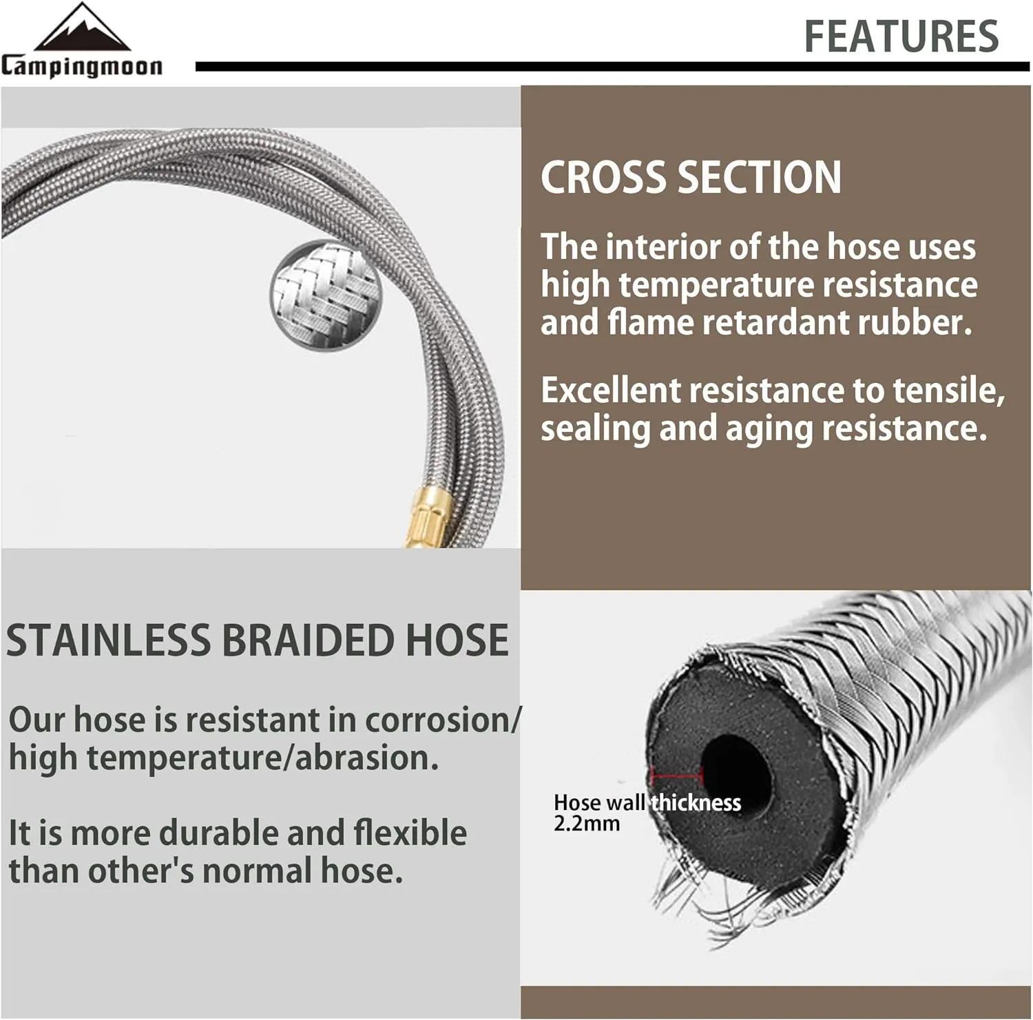 Campingmoon Gas Adapter with Tripod Z23-VC