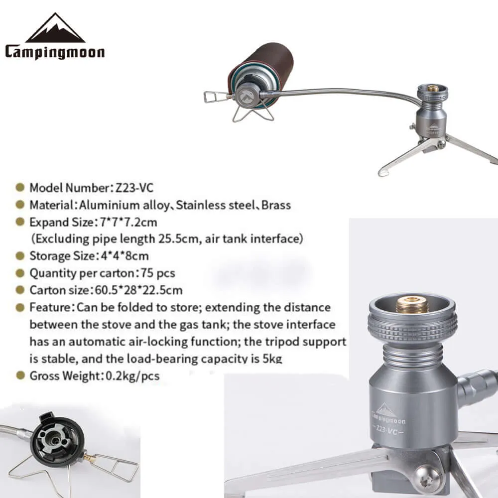 Campingmoon Gas Adapter with Tripod Z23-VC