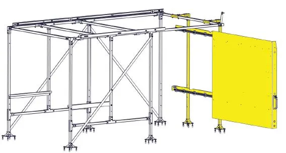 CargoGlide WSS563 Van Storage Sliding Platform Wall