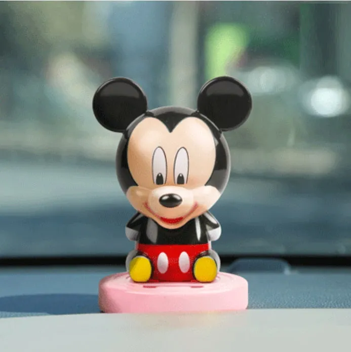 Cartoon | Mickey Mouse Bobblehead With Mobile Holder | 13 Cms |