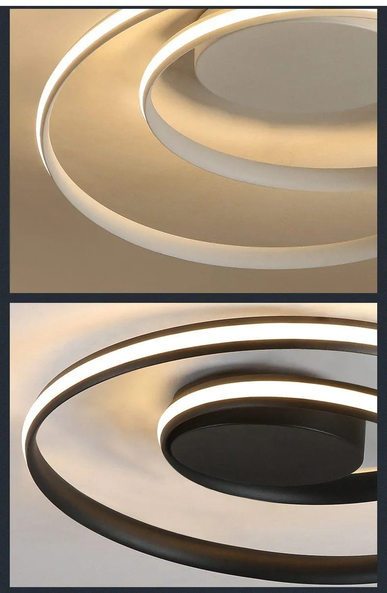 Circular Spiral LED Surface Mounted Ceiling Lights