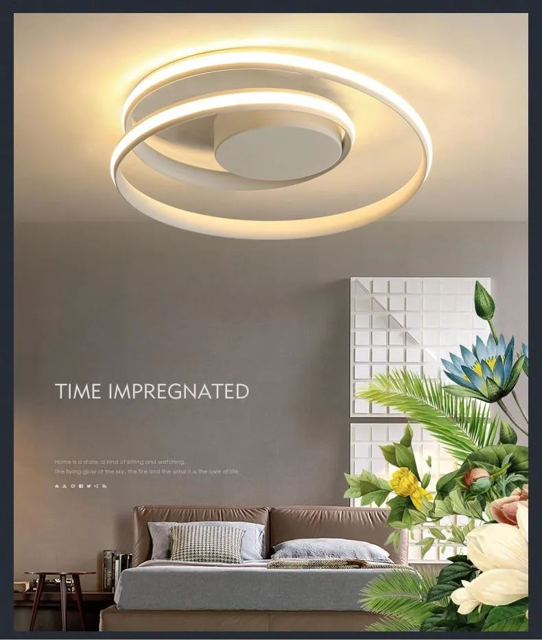 Circular Spiral LED Surface Mounted Ceiling Lights