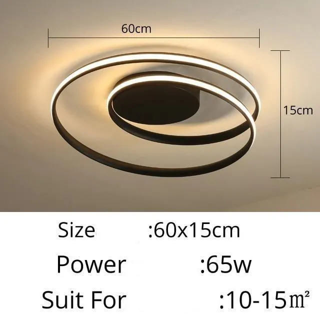 Circular Spiral LED Surface Mounted Ceiling Lights