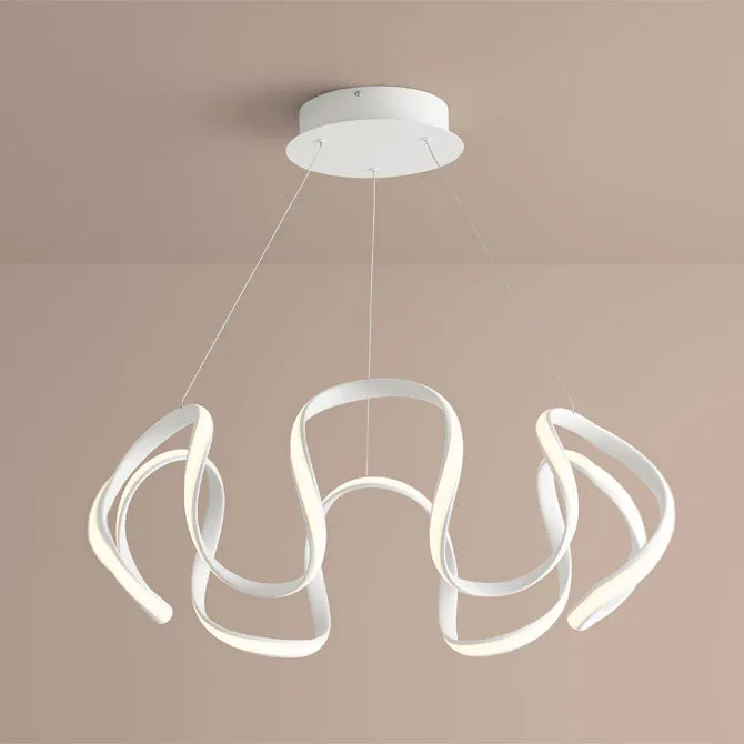 Cirro 28" Chandelier - White