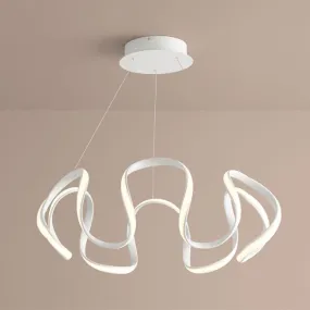 Cirro 28" Chandelier - White