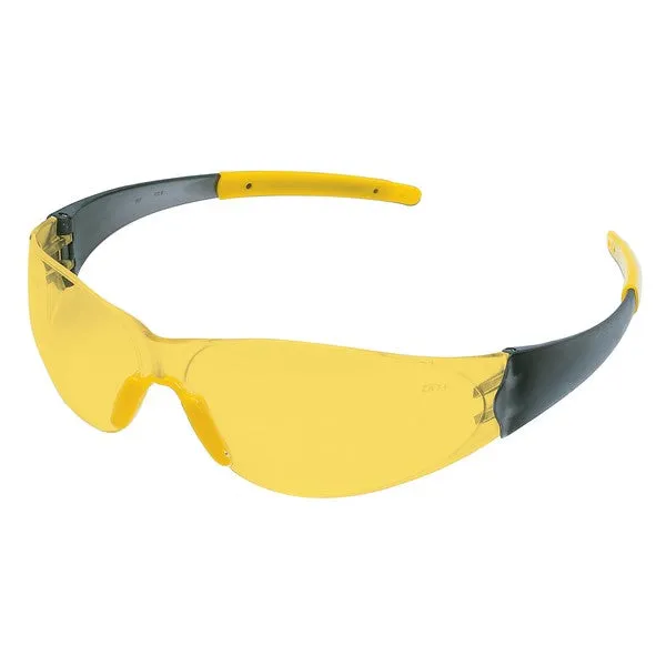 CK224 MCR Safety CK2 Series Safety Glasses, Amber Lens