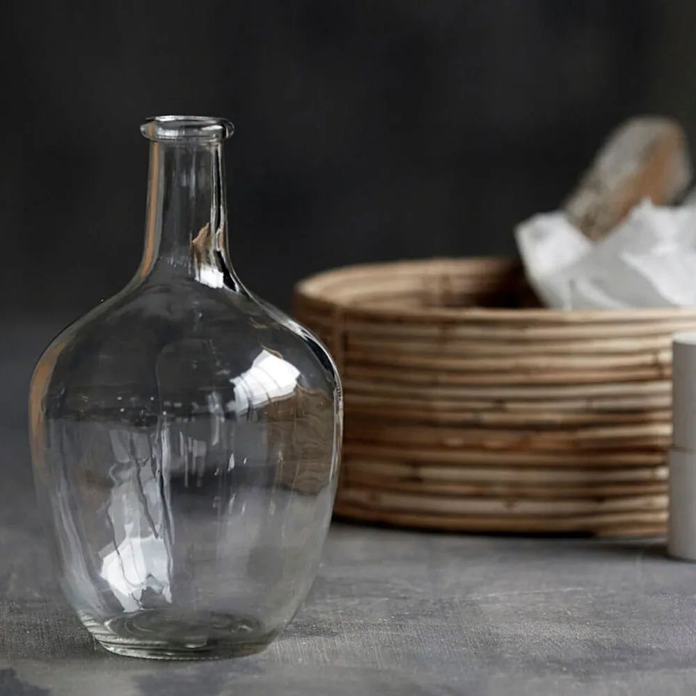 Clear Glass Bottle 25cm