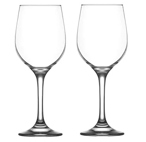 Cloudsell Glass Wine Glass - 2 Pieces, Clear, 465 ml